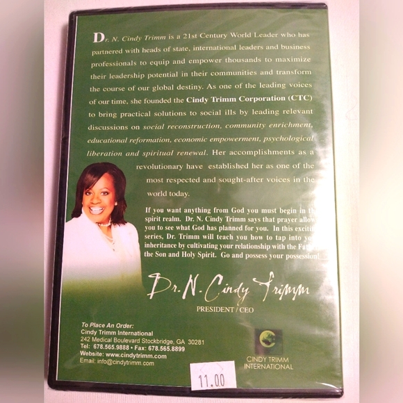 DR.CINDY TRIMM COMMAND YOUR MORNING HARDCOVER & MULTIPLE AUDIO CD BUNDLE (NWT) - Picture 10 of 12